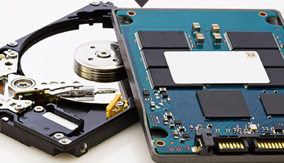 Datenwiederherstellung von Festplatten und SSD