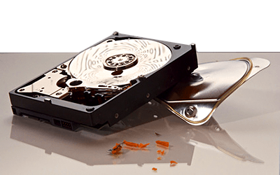 Schaden an Festplatte, Festplatten und Server